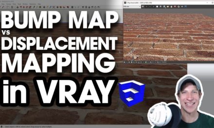 BUMP MAPS vs DISPLACEMENT MAPS in Vray for SketchUp