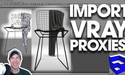 Import Vray Proxies WITH MATERIALS – Vray 3.6 for SketchUp Tutorial