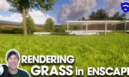 Rendering REALISTIC GRASS in Enscape!!