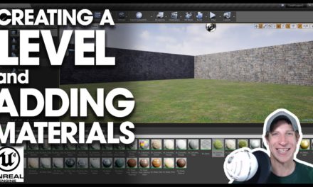 Creating a Level and ADDING MATERIALS in Unreal Engine
