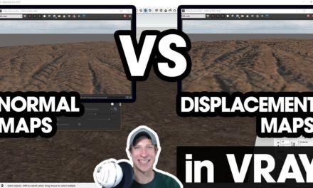 REALISTIC BUMPS AND TEXTURED SURFACES in Vray with Normal and Displacement Maps