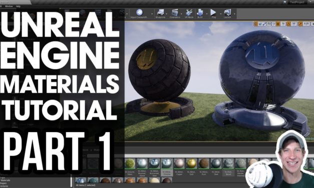 Unreal Engine MATERIALS TUTORIAL – Part 1 – Fundamentals and Applying Materials