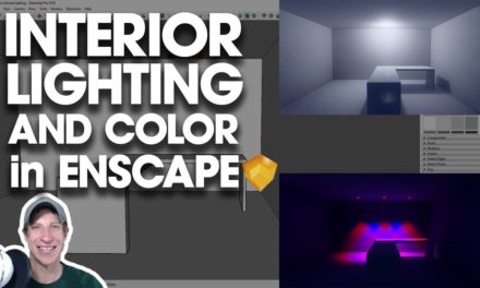 INTERIOR LIGHTING AND COLORED LIGHTING in Enscape