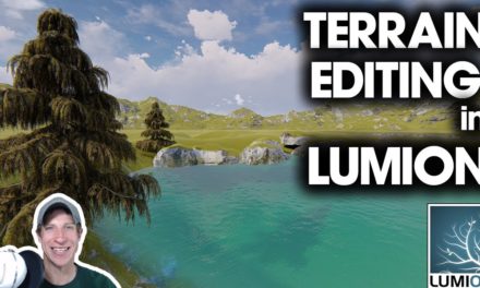 How to CREATE TERRAIN IN LUMION!