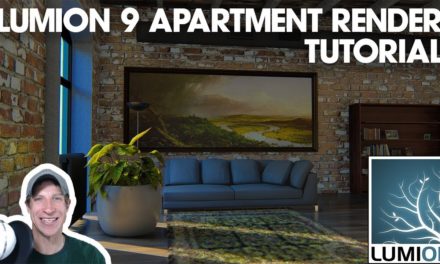 LUMION 9 – Interior Apartment Rendering Tutorial – START TO FINISH FROM SKETCHUP