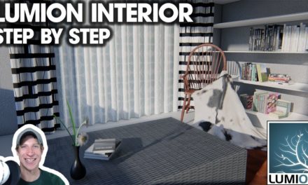 REALISTIC INTERIOR RENDERING in Lumion – Chair with Blanket – Step by Step