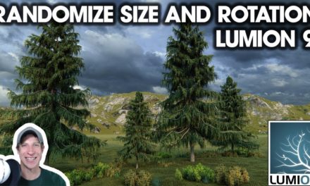 LUMION 9 Quick Tutorial – RANDOMIZE SIZE AND ROTATION OF OBJECTS