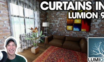 Creating REALISTIC CURTAINS in Lumion 9