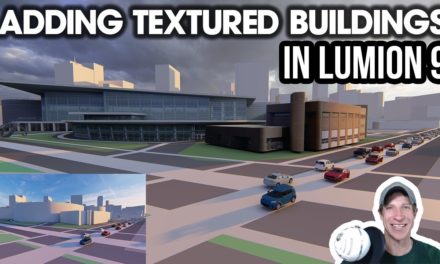 Replacing Lumion Open Street Map Buildings with TEXTURED MODELS from SketchUp!