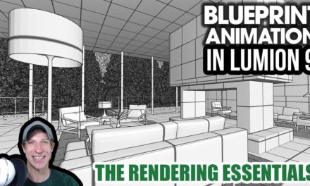 BLUEPRINT ANIMATION in Lumion 9 – Complete Effect Tutorial