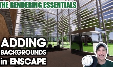 MODELING FOR RENDERING – The Gallery Part 3 – Adding Backgrounds in Enscape