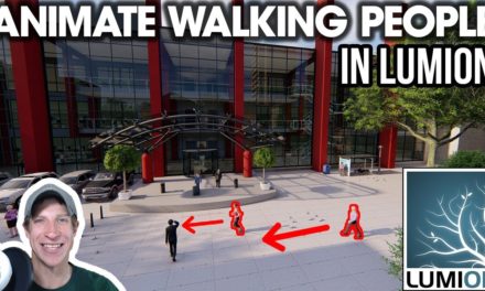 Animating WALKING PEOPLE in Lumion – Step by Step Tutorial