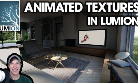 Creating an ANIMATED TV TEXTURE in Lumion