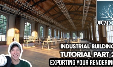 Lumion INDUSTRIAL BUILDING RENDER Complete Process Part 2 – Furniture and Photorealistic Render