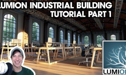 Lumion INDUSTRIAL BUILDING RENDER Complete Process Part 1 – SketchUp Model and Materials