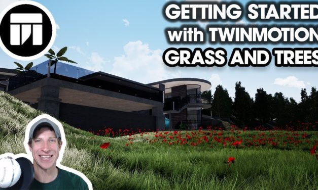 Getting Started RENDERING IN TWINMOTION (EP4) – Adding Grass, Plants, and Trees