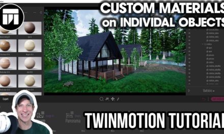Apply UNIQUE MATERIALS to Individual Objects in Twinmotion