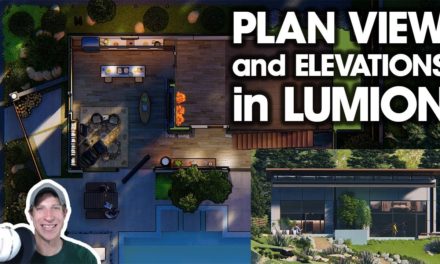 How to Create FLOOR PLAN AND ELEVATION VIEWS in Lumion (And add section cuts!)