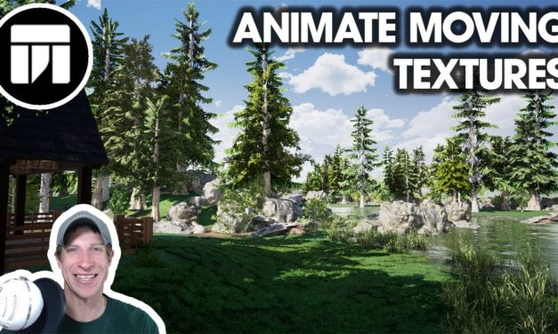 Animating MOVING TEXTURES in Twinmotion – Creating a River