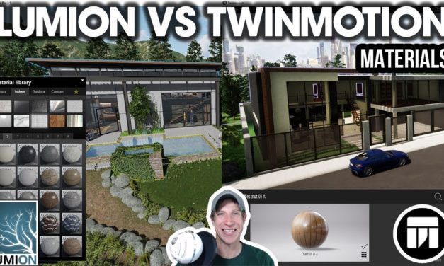 LUMION vs. TWINMOTION – Material and Texture Feature Comparison