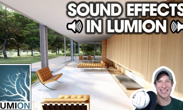 Adding SOUND EFFECTS to Lumion Renderings