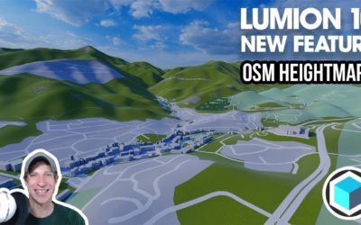 Lumion Open Street Map Terrain WITH HEIGHT MAPS! Lumion 10 New Feature Tutorial