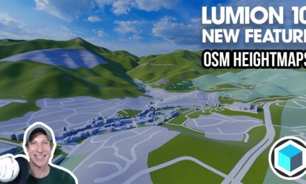Lumion Open Street Map Terrain WITH HEIGHT MAPS! Lumion 10 New Feature Tutorial