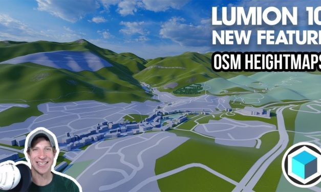 Lumion Open Street Map Terrain WITH HEIGHT MAPS! Lumion 10 New Feature Tutorial