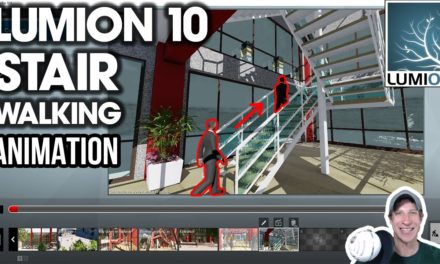 Animating People Walking Up and Down Stairs in Lumion!