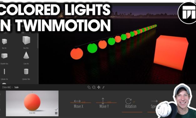 Creating Colored Lights and Lights that Change Color IN TWINMOTION