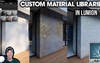 Creating CUSTOM MATERIAL LIBRARIES in Lumion 10