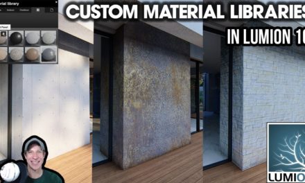 Creating CUSTOM MATERIAL LIBRARIES in Lumion 10