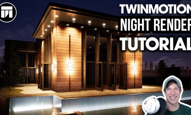 Twinmotion NIGHT RENDER Tutorial – Setting Up LIGHTING! Prairie House Render Tutorial