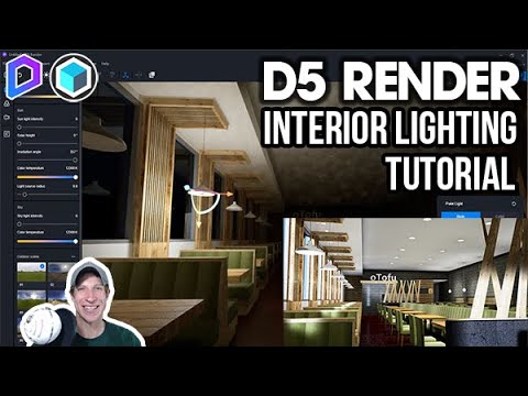 Interior LIGHTING SETTINGS Tutorial for D5 Render