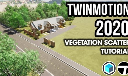 Twinmotion 2020 NEW FEATURE Tutorial – Vegetation Scatter Tool Tutorial